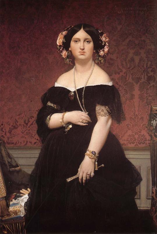 Jean-Auguste Dominique Ingres Portrait of countess china oil painting image